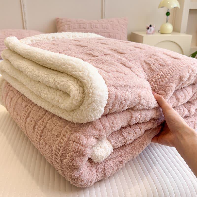 Bear Striped Textured Throw Blanket - image 5