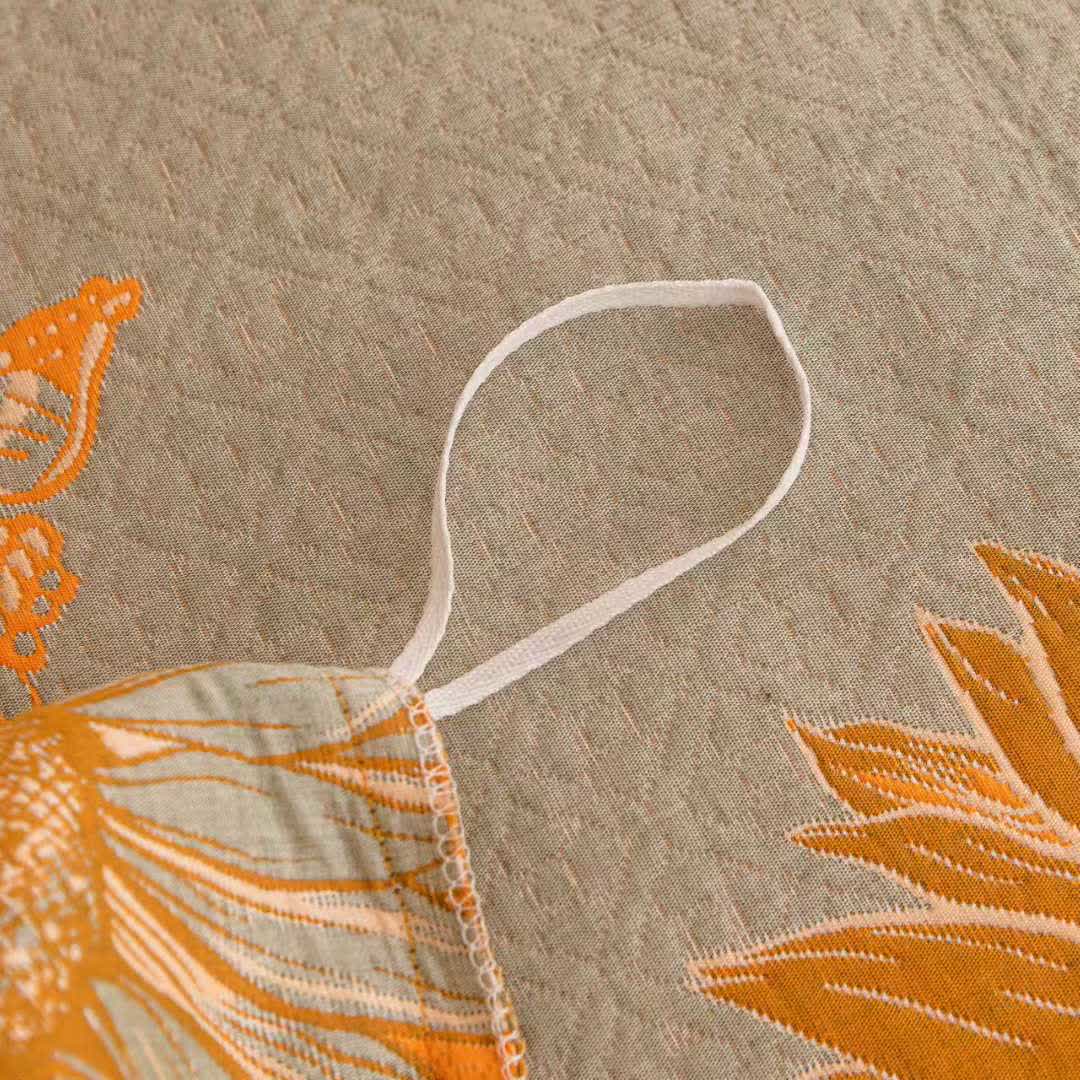 Sunflower Butterfly Cotton Gauze Bedding Set(4PCS) - image 8