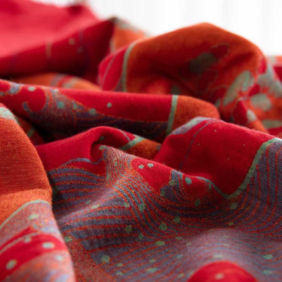 Oriental Sea Moon Cotton Bedding Set(4pcs) - image 9