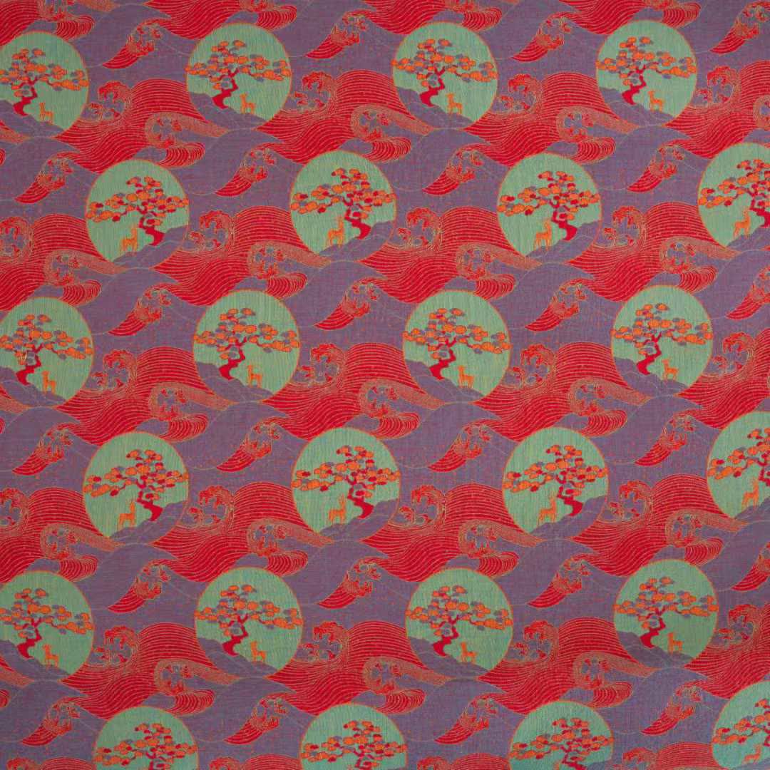 Oriental Sea Moon Cotton Bedding Set(4pcs) - image 5