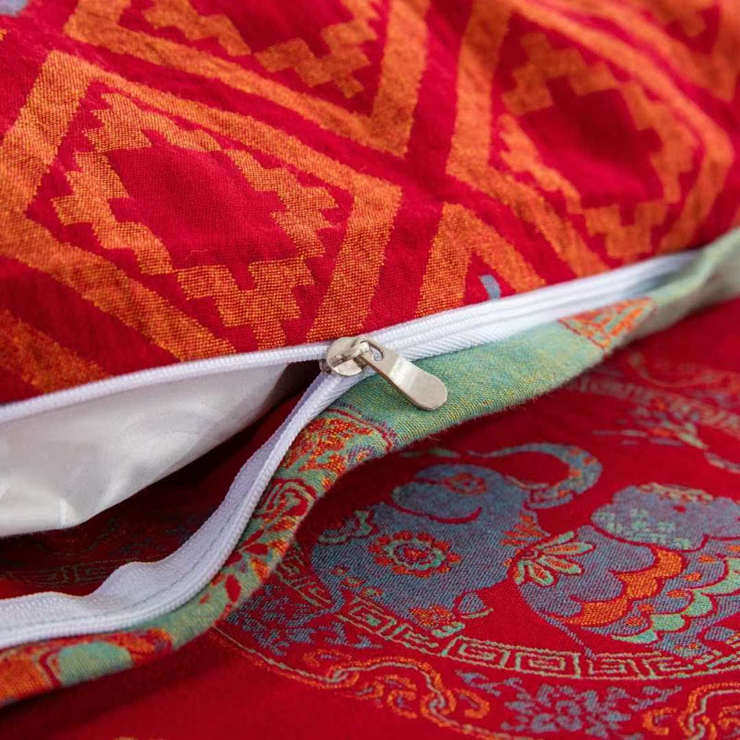 Thai Elephant Cotton Gauze Bedding Set(4pcs) - image 6