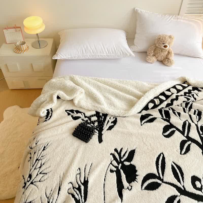 Tree Butterfly Jacquard Throw Blanket - image 4