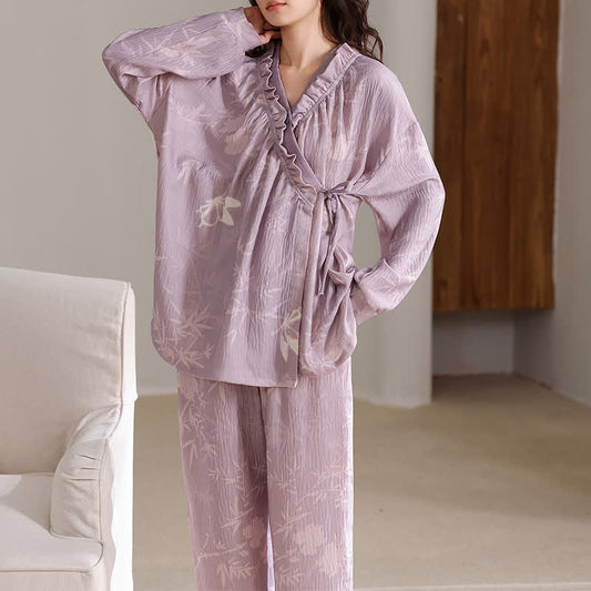 Butterfly Bamboo Kimono Loungewear Set - 2XL - image 0