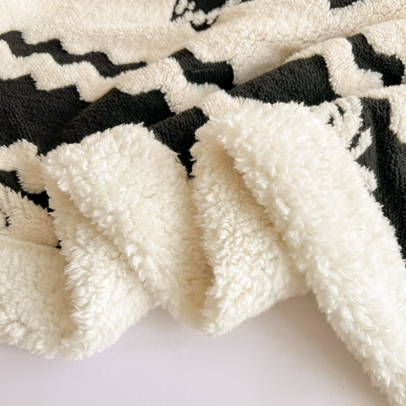 Butterfly Jacquard Warm Throw Blanket - image 17