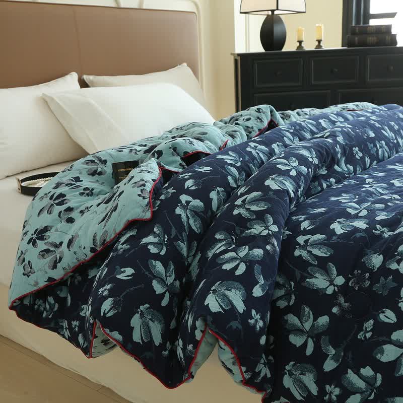 Flourish Flower  Cotton Gauze Jacquard Quilt - image 3