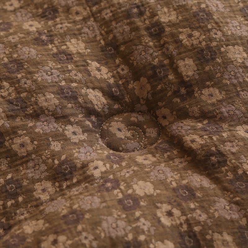 Retro Floral  Cotton Gauze Jacquard Quilt - image 25