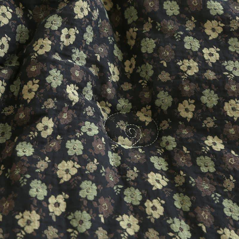 Retro Floral  Cotton Gauze Jacquard Quilt - image 7