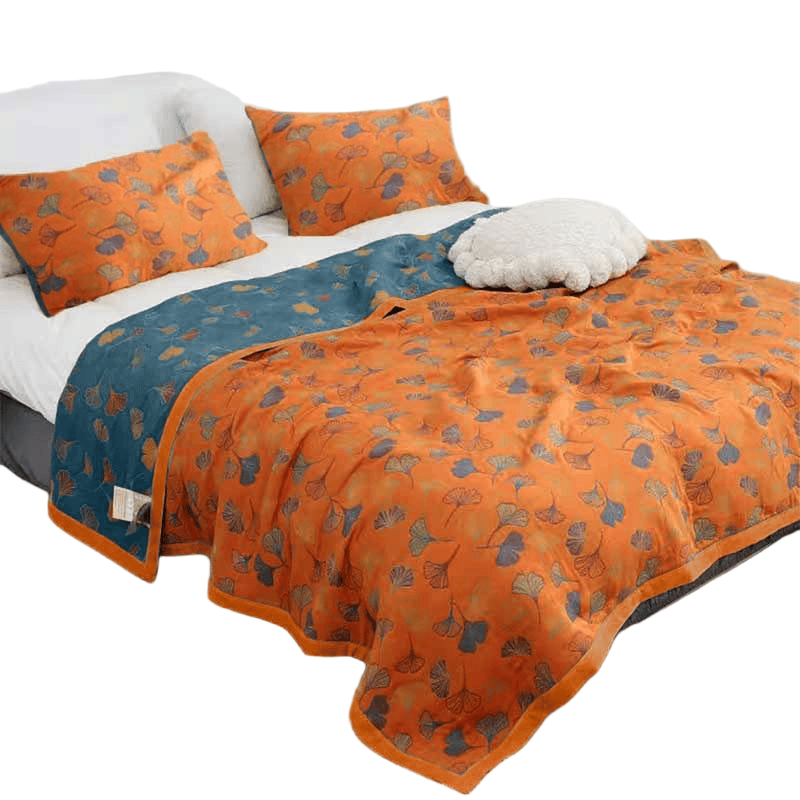 Ginkgo Biloba Organic Cotton Quilt - image 42