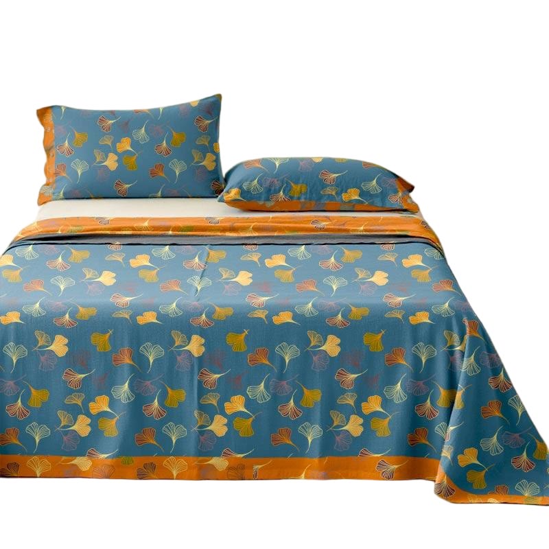 Ginkgo Biloba Cotton Jacquard Sheet Bedspread - image 26