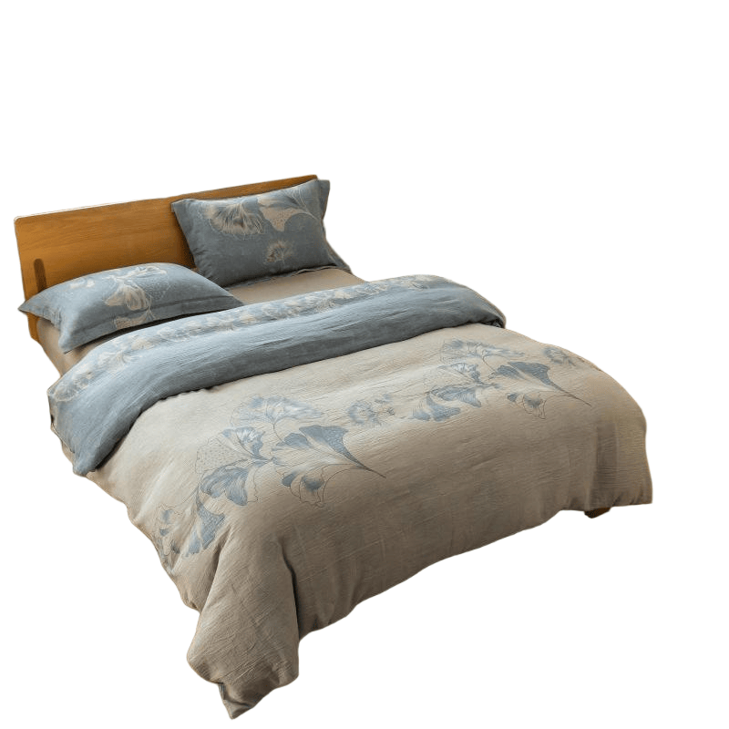 Ginkgo-inspired Cotton Gauze Bedding Set(4pcs) - image 27