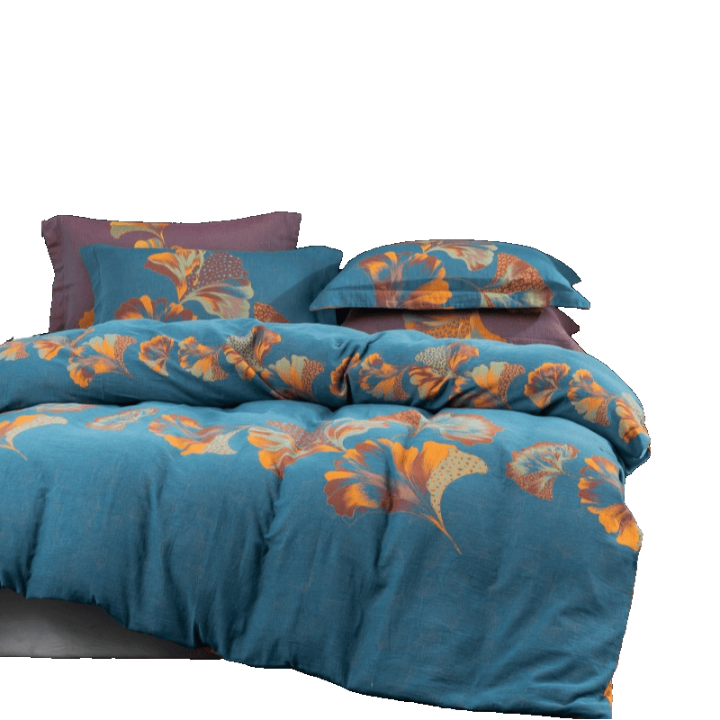 Ginkgo-inspired Cotton Gauze Bedding Set(4pcs) - image 34