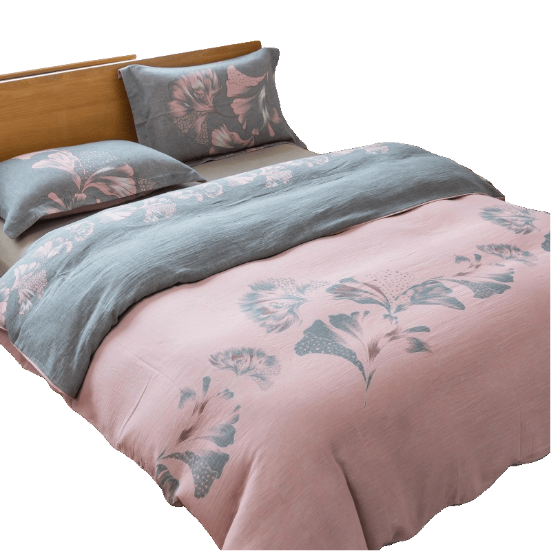 Ginkgo-inspired Cotton Gauze Bedding Set(4pcs) - image 35