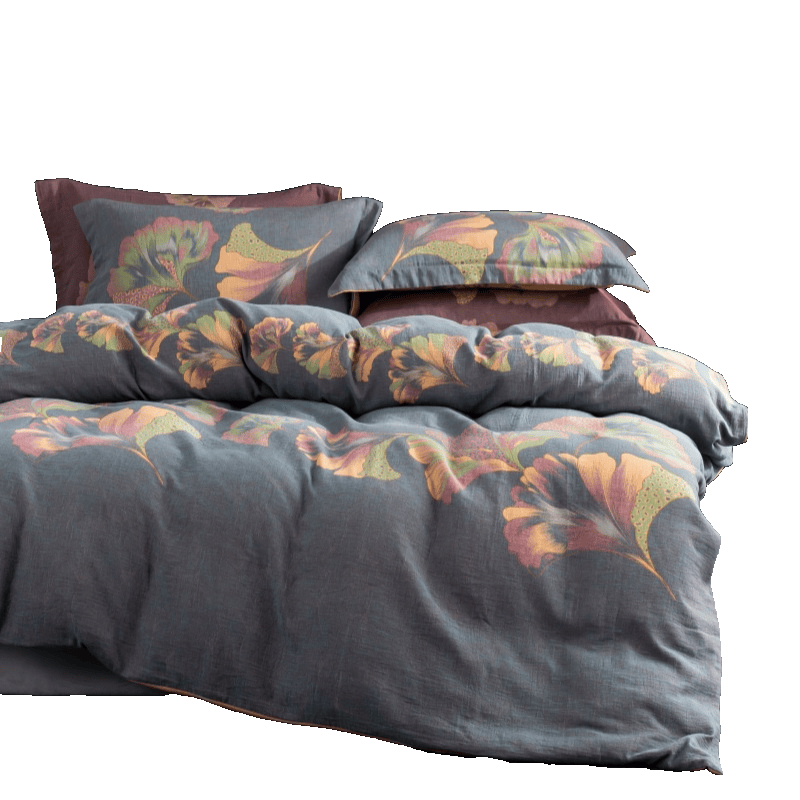 Ginkgo-inspired Cotton Gauze Bedding Set(4pcs) - image 36