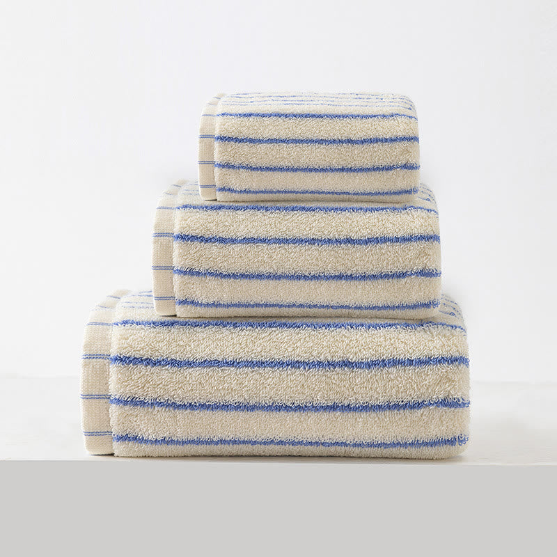 Pure Cotton Soft Bath Towel Set (3-Pack) - White - 3pc Set - 13" x 13"+13" x 29"+20" x 35"+28" x 55" - image 11