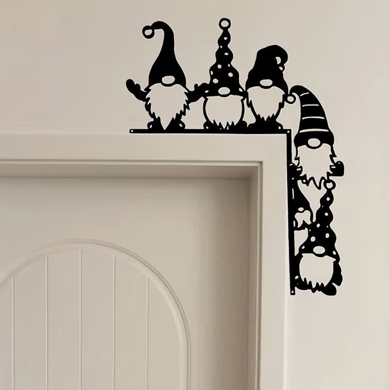 Whimsical Gnome Christmas Door Corner Decor - image 2