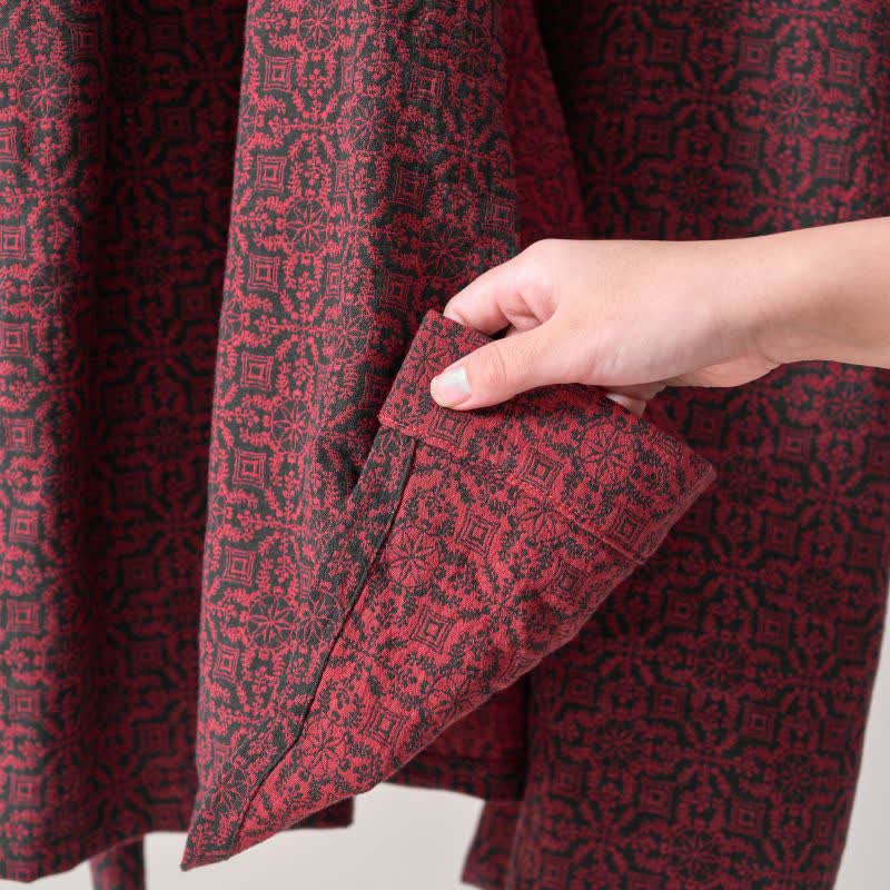 Ownkoti Christmas-inspired Cotton Gauze Kimono Robe - image 7