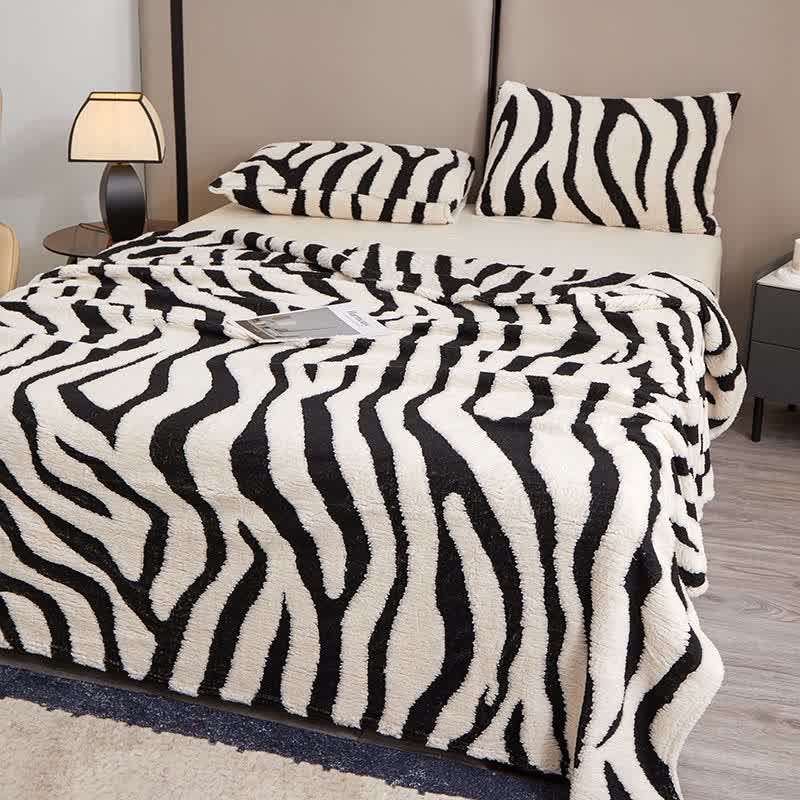 Ownkoti Modern Zebra Print Throw Blanket - image 9
