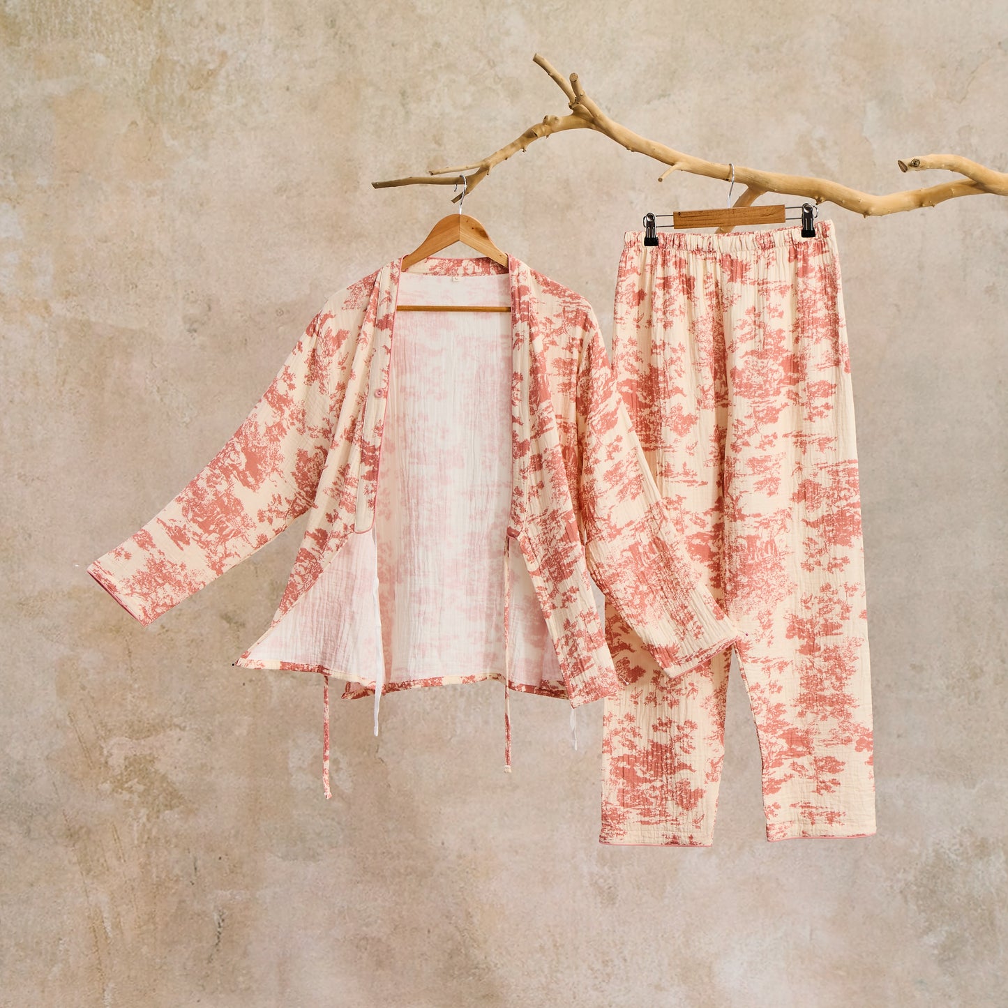 Refresh Cotton Gauze Kimono Pajama Set - image 12