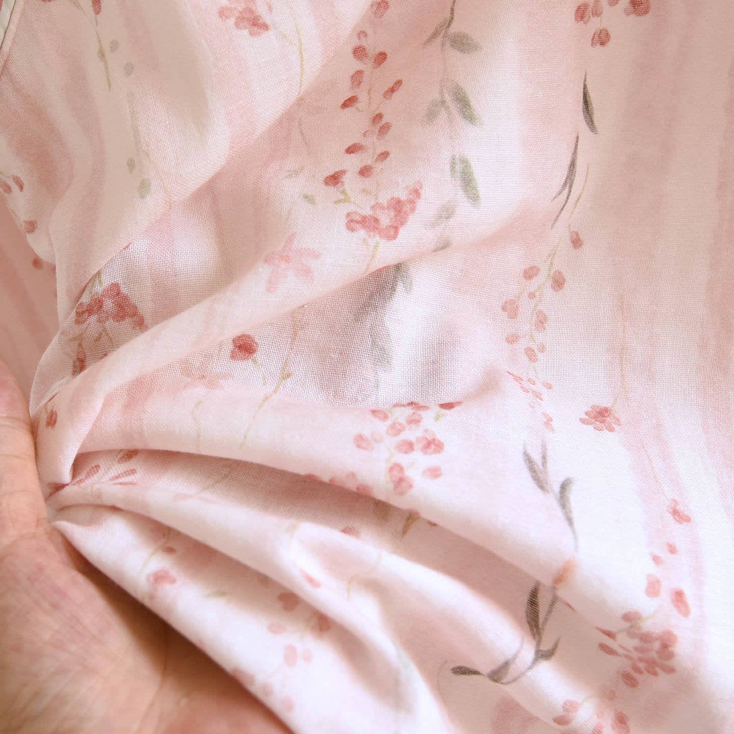 Ownkoti Oriental-inspired Striped Floral Cotton Loungewear - image 10