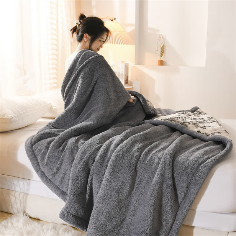 Elegant Floral Butterfly Throw Blanket - image 3