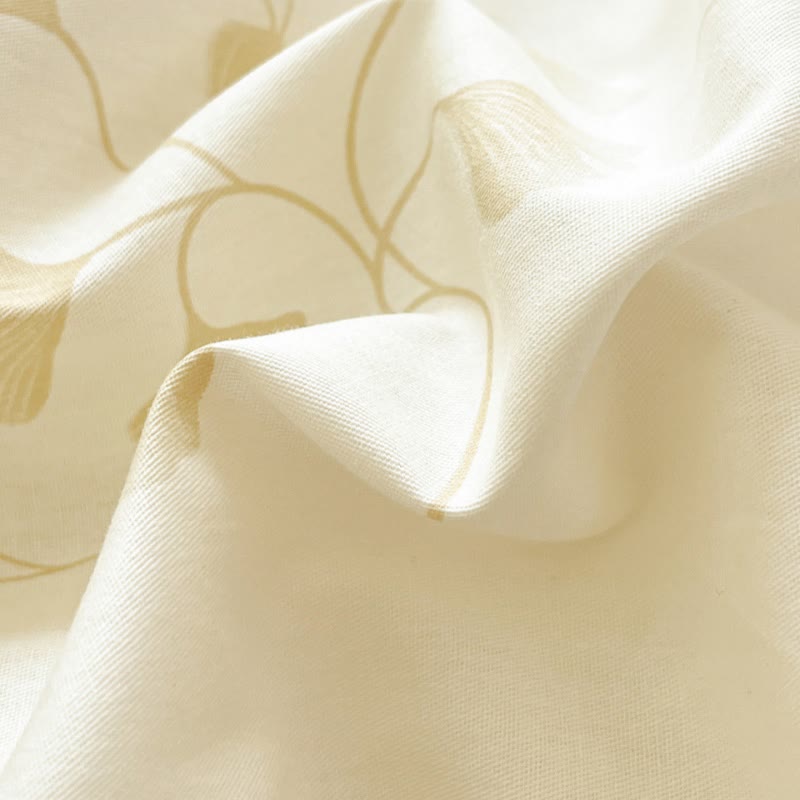 Ginkgo Leaf Pure Cotton Duvet Cover - image 3