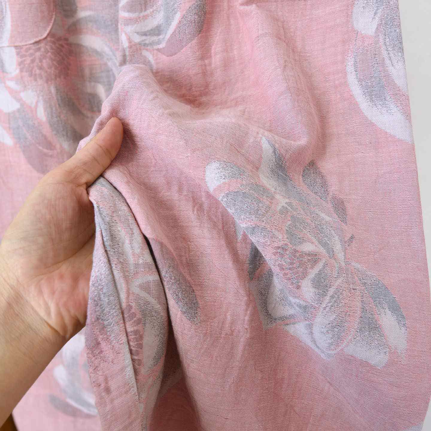 Peony Mandarin Collar Cotton Pajama Set - image 10