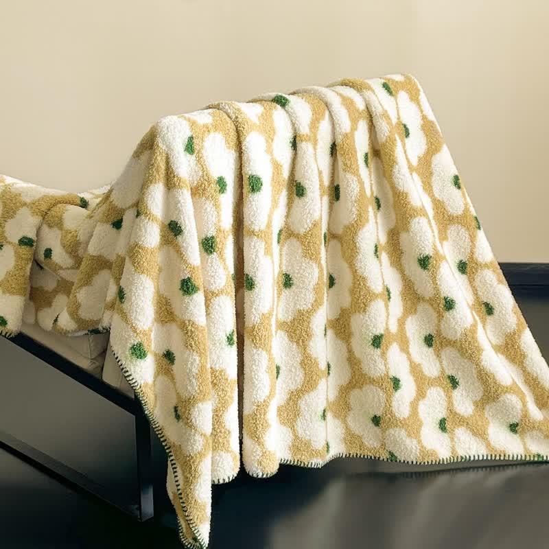 Artistic Cloud Fluffy Throw Blanket - Beige - 79"W x 90"L - image 8