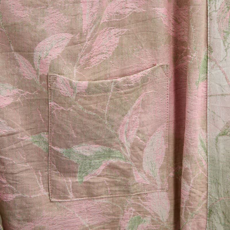 Ownkoti Natural Leaf Cotton Gauze Kimono Robe - image 24