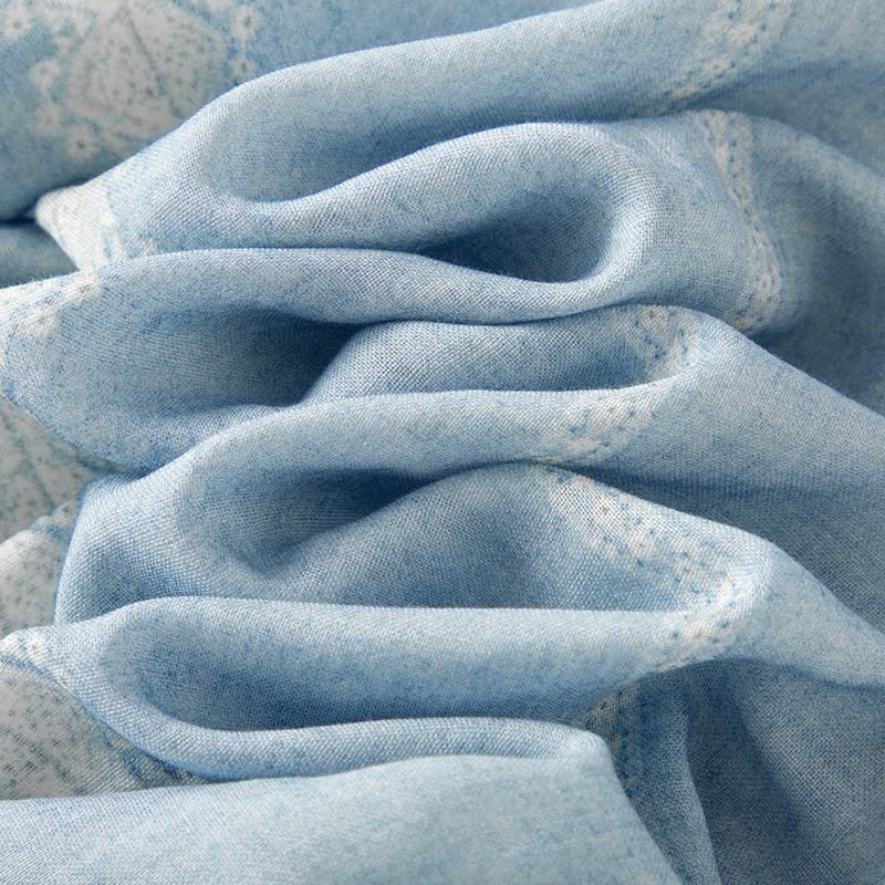 Bamboo Fiber Blue Vertical Pattern Loungewear - image 13