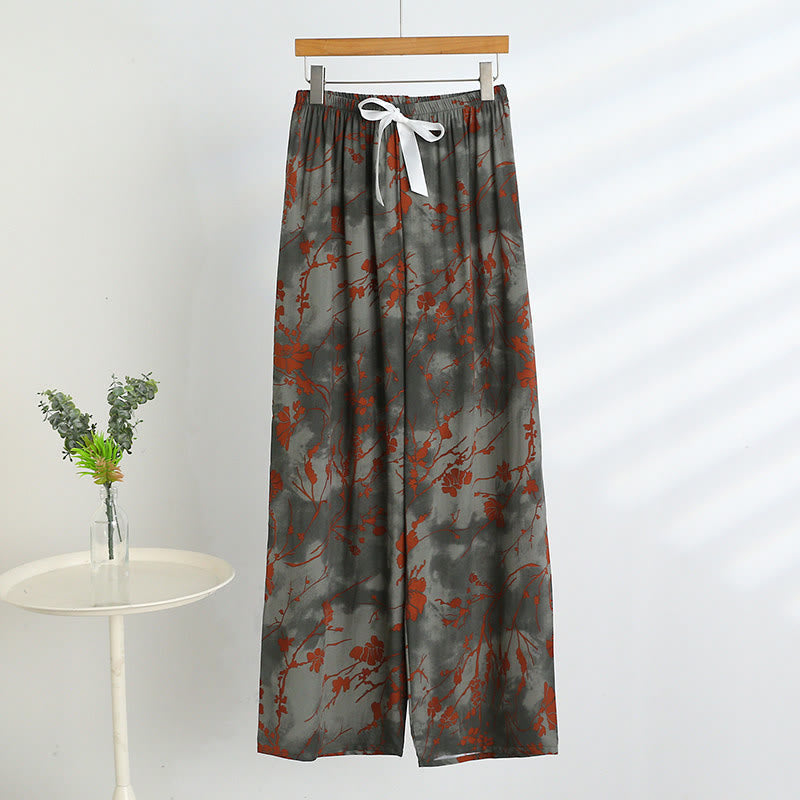 Artistic Branch Floral Tank & Pants Pajama Set - image 6