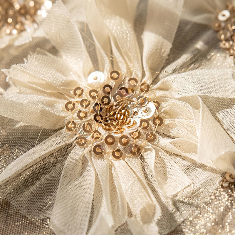 French Country Floral Tassel Tablecloth - image 3