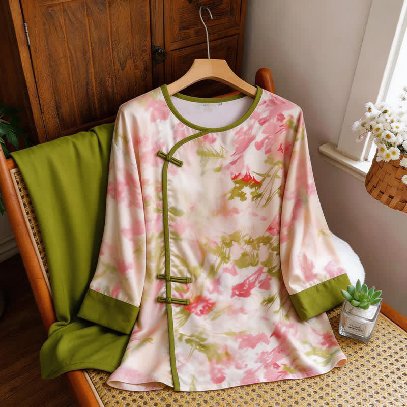 Ownkoti Oriental Cherry Blossom-Inspired Pajama Set - image 7