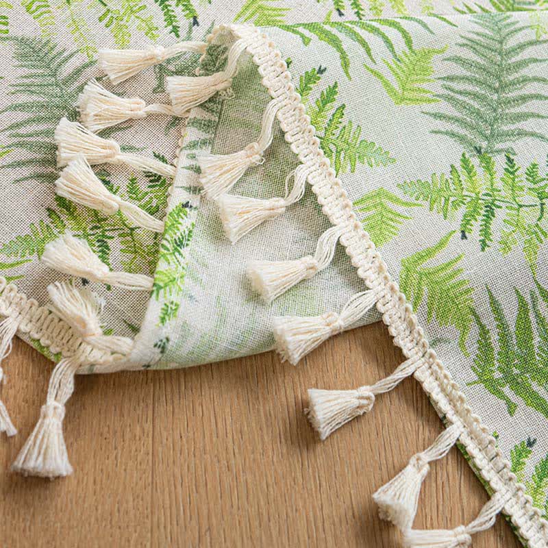 Scandinavian Style Fern Kitchen Curtain - image 6