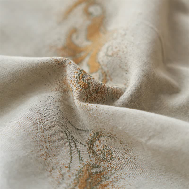 Cotton Gauze Jacquard Ornate Traditional Bedding - image 33