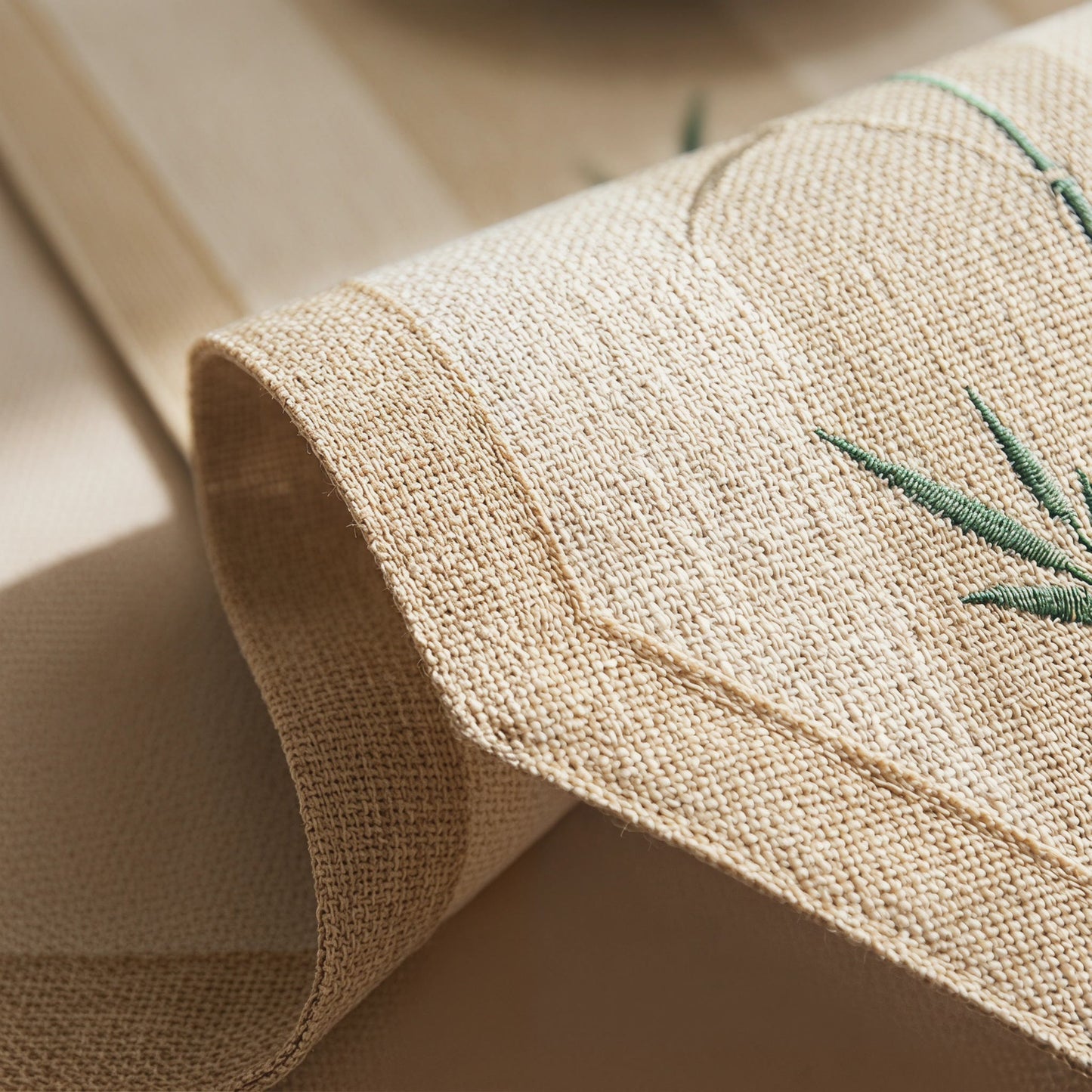 Elegant Ink-Wash Bamboo Table Runner - image 4