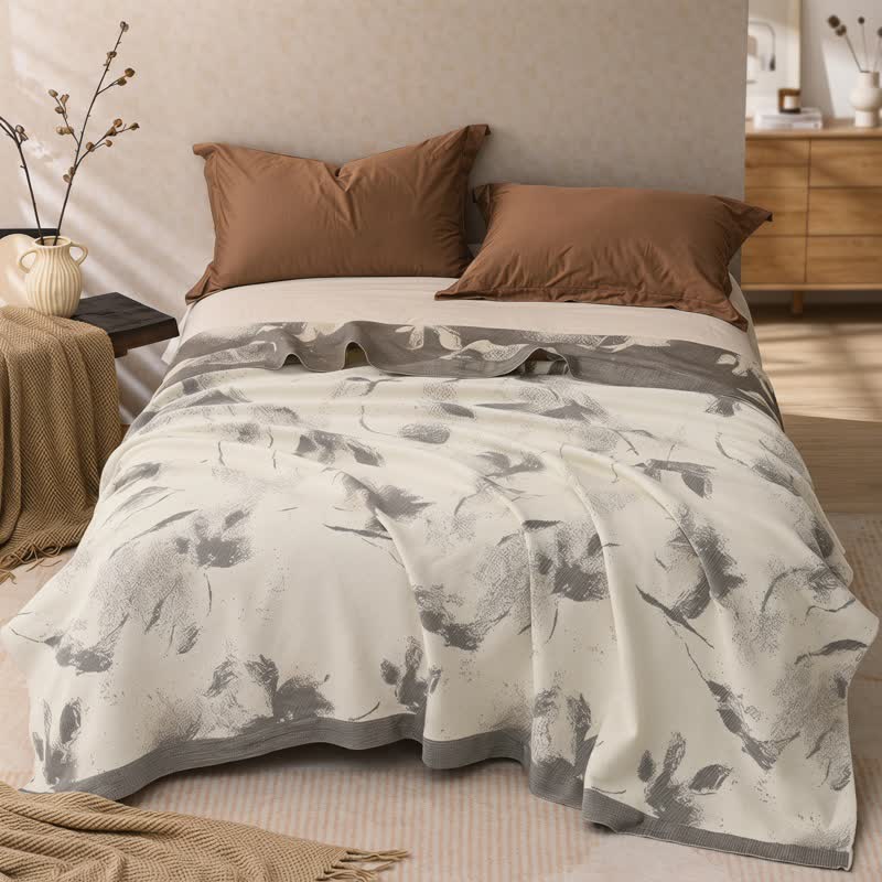 Artistic Pattern Cotton Quilt Blanket - image 1
