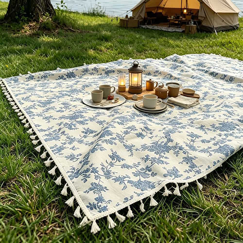 Refresh Floral Picnic Blanket Tablecloth - image 5
