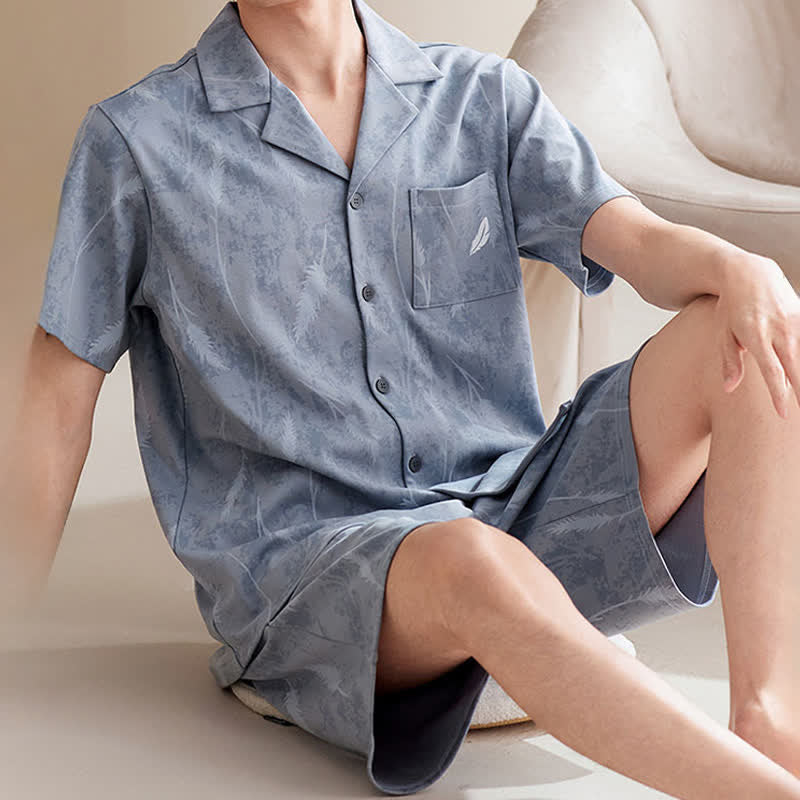 Unisex Feather Pure Cotton Pajama Set - image 5