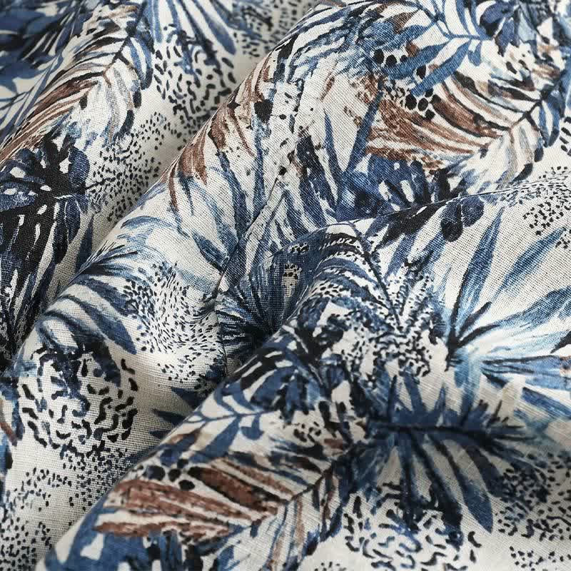 Tropical Leaf Print Loungewear Set - image 8