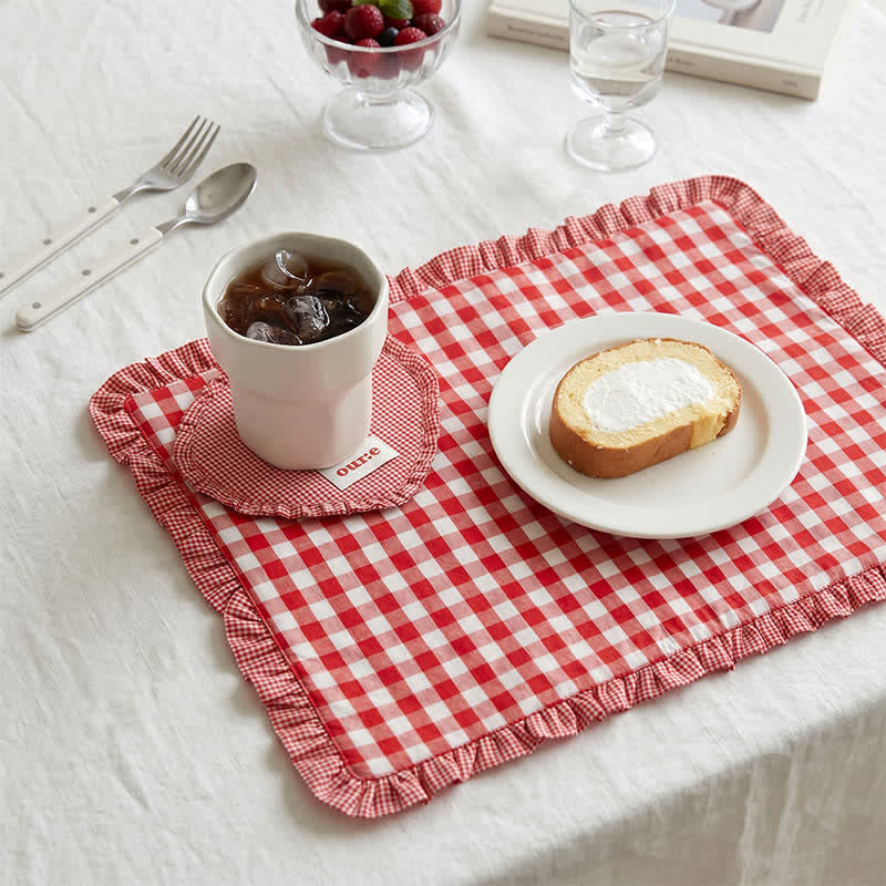 Soft Minimalist Striped Cotton Placemat - image 4