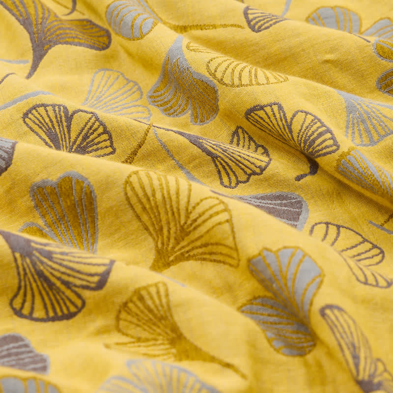 Ginkgo Print Scrunchies Set of 3 - image 6