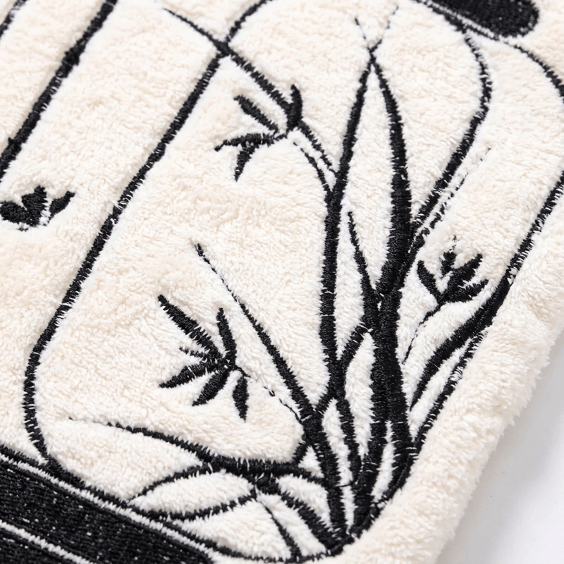 Vintage Bamboo Lantern Hanging Hand Towel - image 4