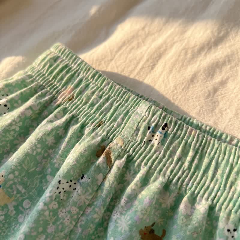 All-Over Dog Print Double Gauze Loungewear Set - image 6
