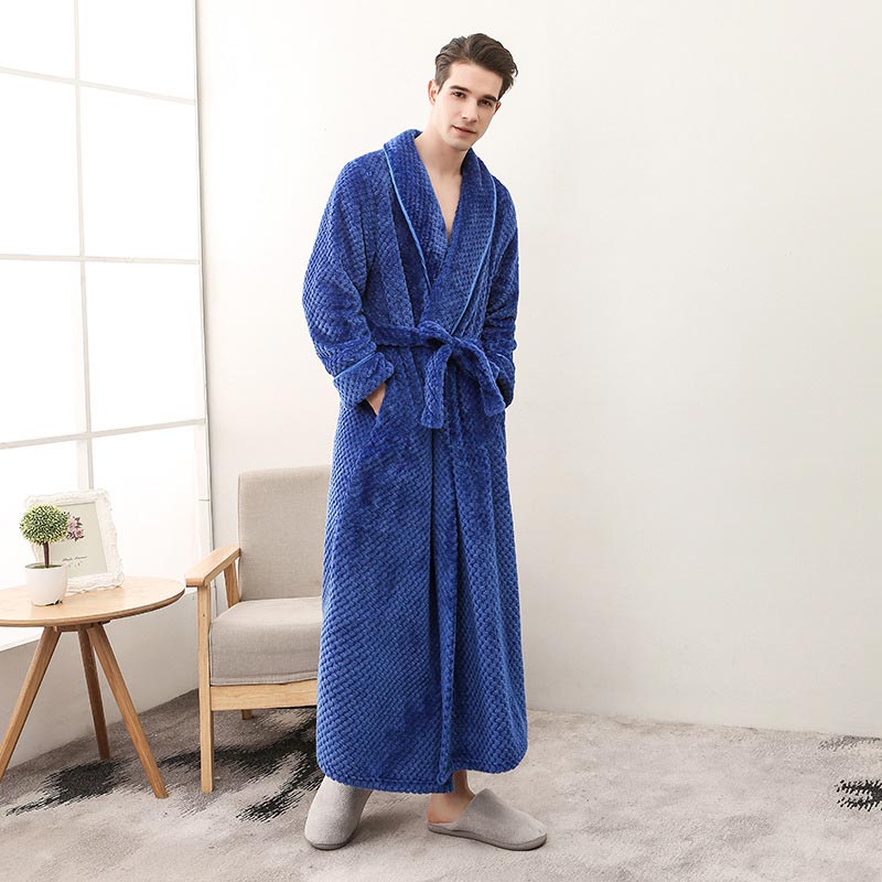 Ownkoti Puffy Fleece Pajama Long Bathrobe - image 15