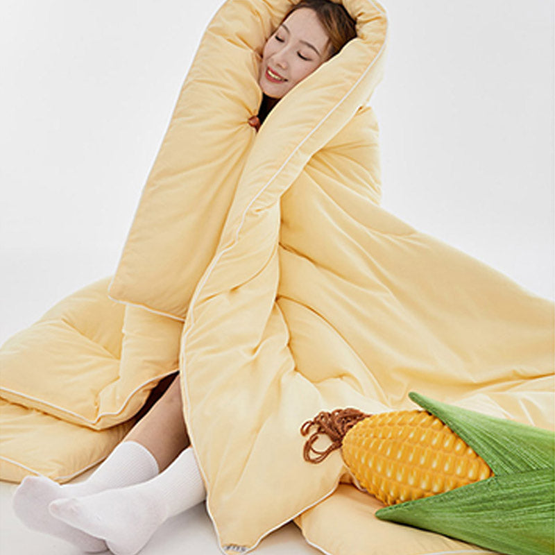 Solid Color Breathable Soft Comforter