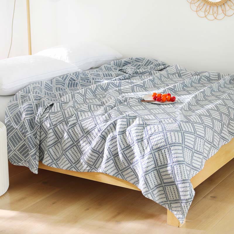 Ownkoti Plaid Pure Cotton Three Layers Quilt - image 5