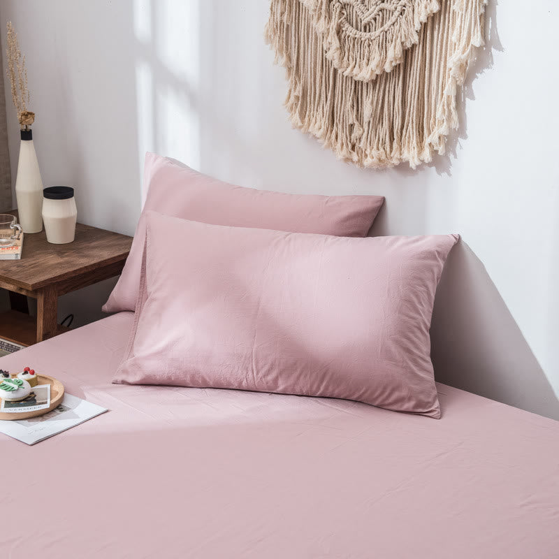 Ownkoti Simple Soft Cotton Pillowcase (2PCS)