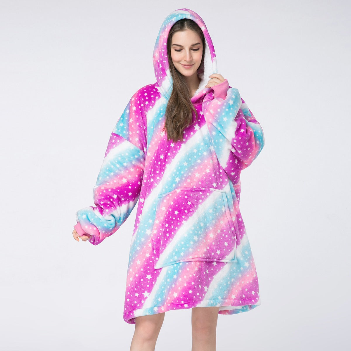 Rainbow Star Wearable Blanket Sleepwear