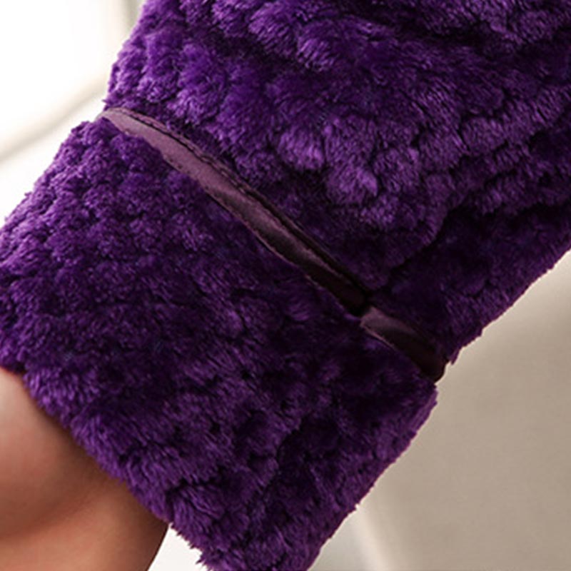 Ownkoti Puffy Fleece Pajama Long Bathrobe - image 5