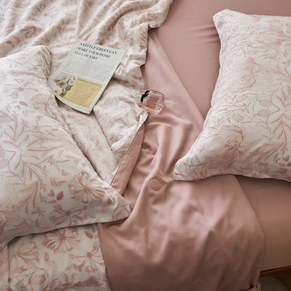 Elegant Floral Soft Lyocell Sateen Bedding